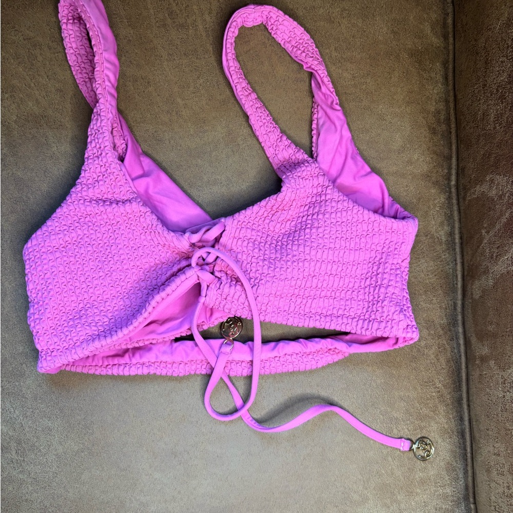 Pink Open Front Bralette - Picture 13 of 14